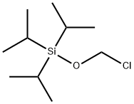 (トリイソプロピルシロキシ)メチルクロリド 化学構造式