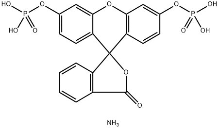 FLUORESCEIN DIPHOSPHATE, TETRAAMMONIUM SALT Struktur