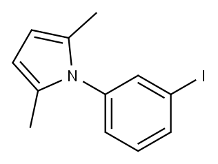 1-(3-iodophenyl)-2,5-dimethyl-1H-pyrrole Structure