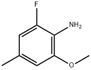 Benzenamine, 2-fluoro-6-methoxy-4-methyl- (9CI) Struktur