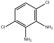 1,4-ジクロロ-2,3-ベンゼンジアミン 化学構造式