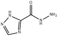 1-H-1,2,4-三氮唑-3-甲酰肼,21732-98-9,结构式