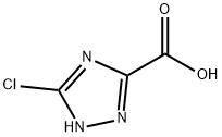 5-氯-1H-1,2,4-三唑-3-甲酸,21733-03-9,结构式