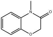 4-メチル-2H-1,4-ベンゾオキサジン-3(4H)-オン 化学構造式