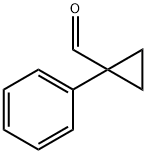 1-フェニルシクロプロパンカルボアルデヒド 化学構造式