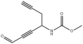 Carbamic  acid,  [4-oxo-1-(2-propynyl)-2-butynyl]-,  methyl  ester  (9CI) Structure