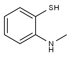 2-(Methylamino)benzenethiol Structure