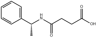 4-オキソ-4-[[(R)-α-メチルベンジル]アミノ]ブタン酸 化学構造式