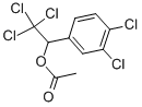 酢酸2,2,2-トリクロロ-1-(3,4-ジクロロフェニル)エチル 化学構造式