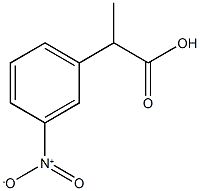 2-甲基-2-(3-硝基苯基)丙酸 结构式