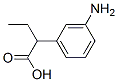 2-(3-アミノフェニル)酪酸 化学構造式