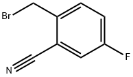 2-CYANO-4-FLUOROBENZYL BROMIDE Structure