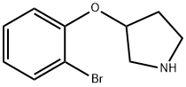 3-(2-Bromo-phenoxy)-pyrrolidine 结构式
