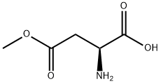 (S)-2-アミノこはく酸4-メチル 化学構造式