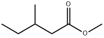 3-メチル吉草酸メチル 化学構造式