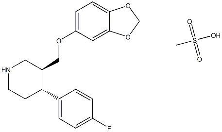 paroxetine Mesylate Structure