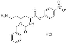 Z-LYS-ONP · HCL 化学構造式