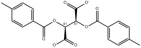 (-)-二对甲苯酰-L-酒石酸, 217968-14-4, 结构式