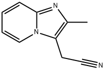 3-Cyanomethyl-2-methylimidazo(1,2-a)pyridine 结构式
