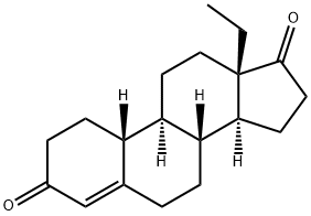 左旋乙基甾烯二酮,21800-83-9,结构式