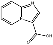 2-METHYLIMIDAZO[1,2-A]PYRIDINE-3-CARBOXYLIC ACID Struktur