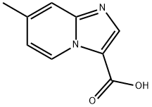 7-Methylimidazo(1,2-a)pyridine-3-carboxylicacid Struktur
