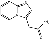 イミダゾ[1,2-a]ピリジン-3-アセトアミド 化学構造式