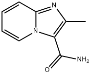3-Carbamoyl-2-methylimidazo(1,2-a)pyridine Structure