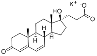 坎利酸钾,2181-04-6,结构式