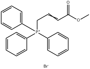 4-(三苯磷基)巴豆酸甲酯溴化物 结构式