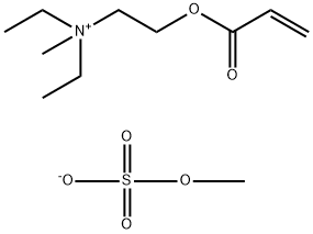 N,N-DIETHYLAMINOETHYL ACRYLATE Q-SALT, METHOSULFATE 化学構造式