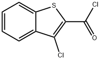 3-氯苯并ób]噻酚-2-羰酰氯,21815-91-8,结构式
