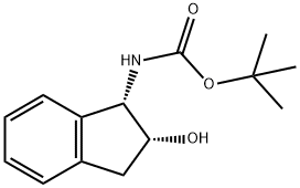 BOC-(1S,2R)-(-)-CIS-1-AMINO-2-INDANOL Structure