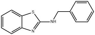 N-ベンジル-2-ベンゾチアゾールアミン 化学構造式