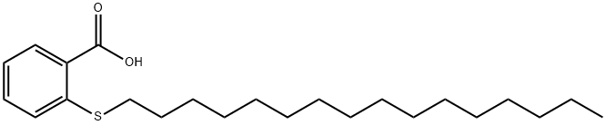 2-(Hexadecylthio)benzoic acid 结构式