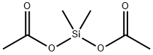 Diacetoxydimethylsilane Struktur