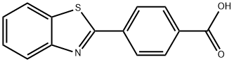 4-(2-ベンゾチアゾリル)安息香酸 化学構造式