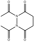 1,4-ジアセチル-2,5-ジオキソピペラジン 化学構造式