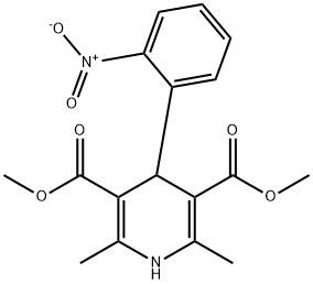 1,4-Dihydro-2,6-dimethyl-4-(2-ni-trophenyl)-3,5-pyridindicarbon-säure-dimethylester