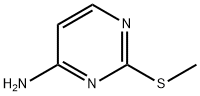 2-(METHYLTHIO)PYRIMIDIN-4-AMINE Struktur