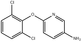 6-(2,6-二氯苯氧基)吡啶-3-胺 结构式