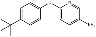5-アミノ-2-(4-TERT-ブチルフェノキシ)ピリジン 化学構造式