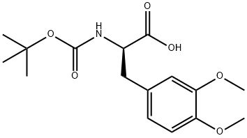 BOC-D-3,4-二甲氧基苯基丙氨酸, 218457-71-7, 结构式