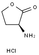 (S)-(-)-α-アミノ-γ-ブチロラクトン塩酸塩 化学構造式