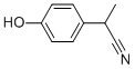 4-ヒドロキシ-α-メチルベンゼンアセトニトリル 化学構造式