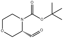 3-(2-OXO-ETHYL)-MORPHOLINE-4-CARBOXYLIC ACID TERT-BUTYL ESTER Struktur