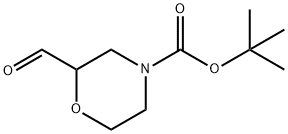 N-BOC-2-吗啉甲醛 结构式