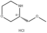 (R)-3-(甲氧基甲基)吗啉 结构式