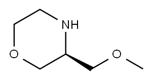 (S)-3-(甲氧甲基)吗啉盐酸盐, 218595-25-6, 结构式