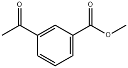 3-乙酰基苯甲酸甲酯 结构式